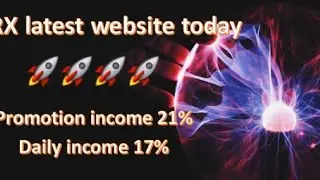 TRX new platform launched today|Daily income 20%|Promotional income 21%