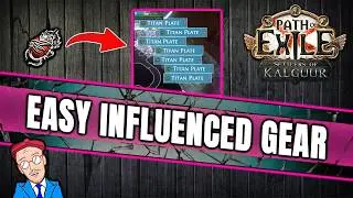 Nerfed in 3.26 - How To Get Easy Influenced Items in SSF - PoE 3.25 - Guide