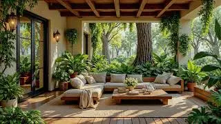Peaceful Garden Jazz Ambience 🌿 Relaxing Smooth Jazz Music for Work, Study & Calm Moments