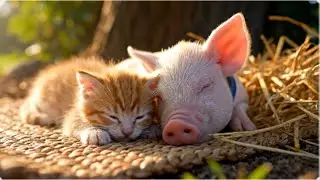 MaMa Cat Family – Baby Cat’s Country Visit | Funny Farm Adventure