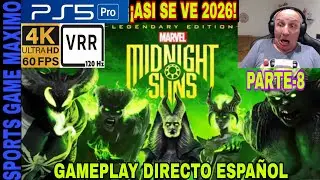 2026 4K/60FPS - MARVEL'S MIDNIGHT SUNS - EDICION LEGENDARIA, PARTE-8 (PS5 PRO) GAMEPLAY ESPA&Ntilde;OL
