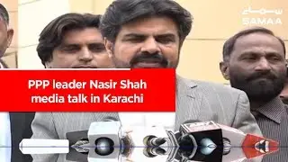 PPP leader Nasir Shah media talk in Karachi | SAMAA TV | 04 March 2019