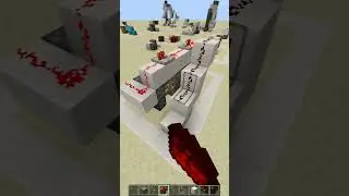 #Redstone 2x2 Flush Piston Door #minecraft