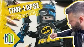 Drawing LEGO Batman | RM Designs15