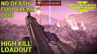 HELLDIVERS 2 | HIGH KILL ILLUMINATE BUILD | No Death Full Clear Duo 1,100+ Kills on Super Helldive