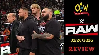 WWE RAW REVIEW (1/26/2026) - WHAT ARE THEY DOING WITH FINN BALOR?