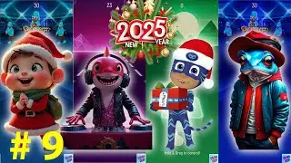 #4K New! Tiles hop 9 song! tiles hop download PJ Masks  Crazy Frog,  Cocomelon Baby Shark #tileshop