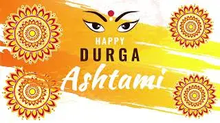 Happy Durga Ashtami 2021 Wishes | WhatsApp Status | Motion Graphics Animation