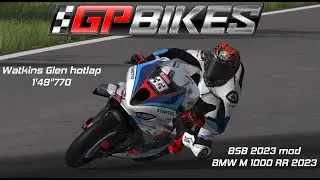 GPBikes BMW M 1000 RR hotlap at Watkins Glen, 1'49