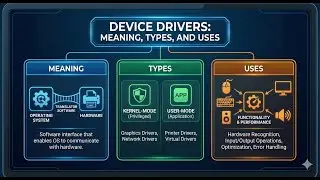 Device Drivers: Meaning, Types, and Uses