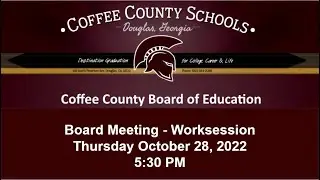 CCBOE Worksession October 27 2022