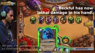 Reckful Lethal Damage Fail @ Blizzcon 2013 Hearthstone Invitational Reckful vs Kripparrian LUL