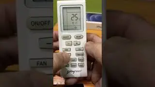 HOW TO SET TIMER IN AC REMOTE