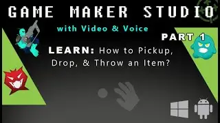 Game Maker Studio: (Part 1) How to Pickup & Drop an Item?