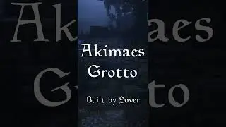 Akimaes Grotto in Minecraft - Tamrielcraft build showcase #shorts