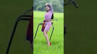 gadis desa cantik joged di tengah hutan
