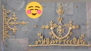 Pure Kora Dabka work / simple work /part wear