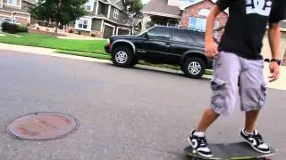Colorado Longboarding: David Learned One-Footed Slide Shuvits!