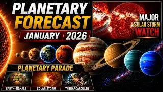 Historic Planetary Parade January 2026 | Solar Storm & Earth Impact