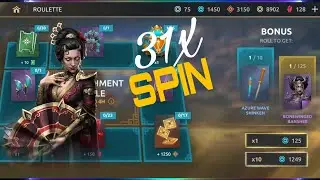 Epic weapon Roulette 31x spin 🎡 ||shadow fight 4 arena 🥷|| am I lucky or not 🚫 let's find out 