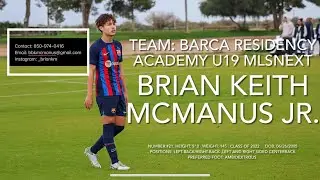 Brian Keith McManus Jr. Highlight Video 2022-23 season