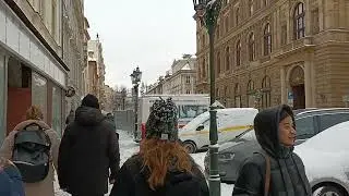 Sn&iacute;h v Praze /Snow in Prague 09.01.2026