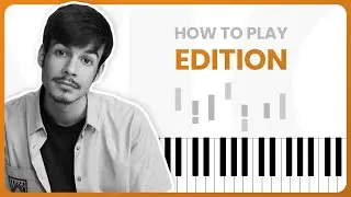 How To Play Edition By Rex Orange County On Piano - Piano Tutorial (PART 1 - Free Tutorial)