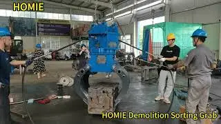 HOMIE excavator demolition and sorting grab