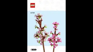 Building instructions for 40725, Cherry Blossoms, LEGO&reg; Botanical Collection