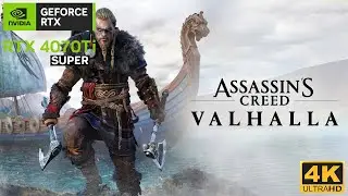 RTX 4070 Ti Super | ASSASSINS CREED VALHALLA Benchmark | Ultra Settings | 4K/UHD (3840 x 2160)
