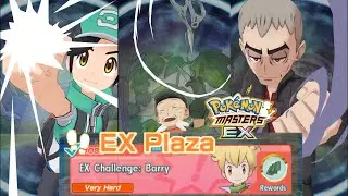 How to Clear Coop EX Challenge Barry Very Hard Auto F2P | Ex Plaza | Pokemon Masters Ex