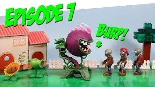 Plants vs. Zombies Toy Play Episode 7 Chomper Plants Appetite