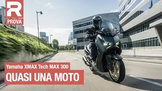 Yamaha XMAX Tech MAX 300 - prova - in sella allo scooter che &egrave; quasi una moto