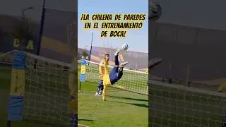 &iexcl;LA CHILENA DE PAREDES!5️⃣🤩El crack de Boca se divierte en el entrenamiento Xeneize a puros lujos🔝🇸🇪