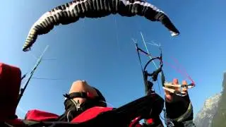 Full frontal collapse - SIV at Lake Garda Italy - Ozone Rush4