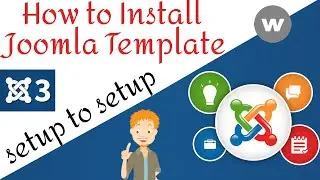 how to install joomla template, Download free template and install setup to setup hindi