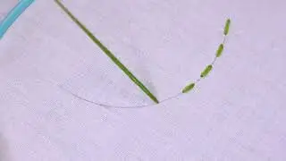 How To Do Open Back Stitch / Back Stitches Family Easy Tutorial For Beginners / BY RP