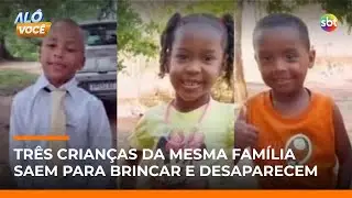 Três crianças desaparecem após saírem para brincar no Maranhão; buscas continuam | #AloVoce