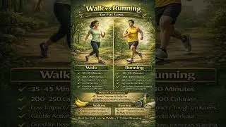 Walk vs Running For Weight Loss