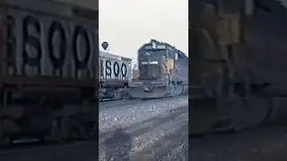 SOO SW1500 switcher & road freight at Davis Junction, IL in 1989 #train #railfans #shorts