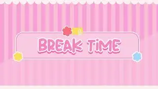 Cute Pastel Twitch Overlay Preview - Pink