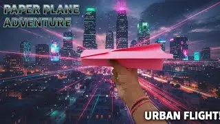 How to make paper plane adventure |urban flight | with A4 size paper makes easy way