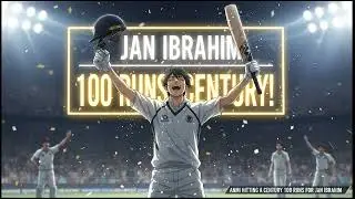 JAN IBRAHEEM &ndash; Cricket Ka Superstar | Fast Fun Punjabi Cricket Anthem | Victory Song 2025&rdquo;