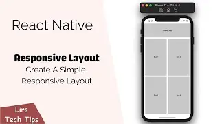 React Native: Create A Simple Responsive Layout