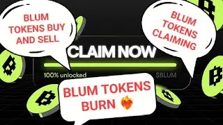 Последние обновления Airdrop BLUM: получение токенов BLUM | сжигание токенов BLUM | как купить то...