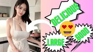 [4K AI LOOKBOOK]  The 3 BEST KITCHEN APRON EVER , AI LOOKBOOK