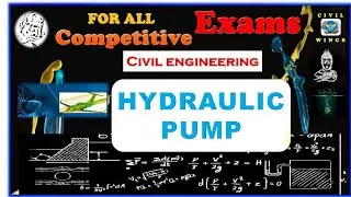 14 - Fluid Mechanics|👉 Hydraulic Pumps 👈|✍️Civil - TNPSC/TRB/PSU/GATE✍️|