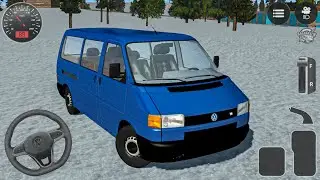 Volkswagen Transporter Minib&uuml;s S&uuml;r&uuml;ş Oyunu - Simple Car Crash Physics Sim #2 - Android GamePlay