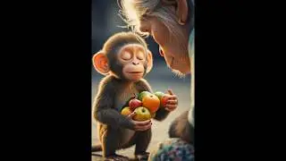 &ldquo;मज़दूर बंदर की खामोश कहानी&rdquo;। #shorts #ytshort #short video #Ai #monkey #STORY TOON2.0