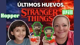 STRANGER THINGS en huevos sorpresa KINDER JOY 😱 Conseguimos a HOPPER y WILL | C&oacute;digos actuales 2026